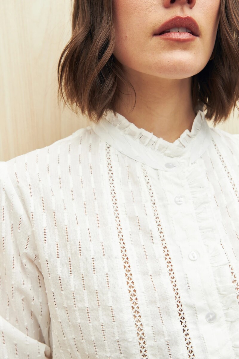 CAMISA ALLIE COLMAN - BLANCO 