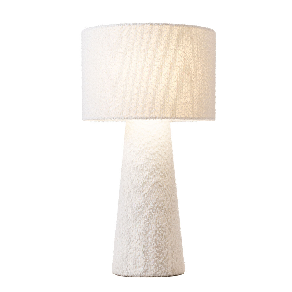 LÁMPARA DE MESA OGGI, BLANCO TELA NBRABBWBBWCL