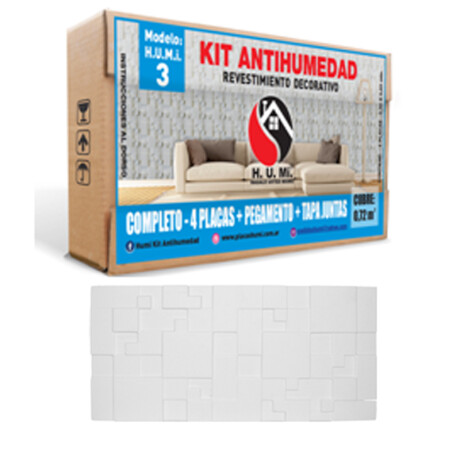 PLACA ANTIHUMEDAD EN KIT 30X60 HUMI3 (4 UNID) Sin color