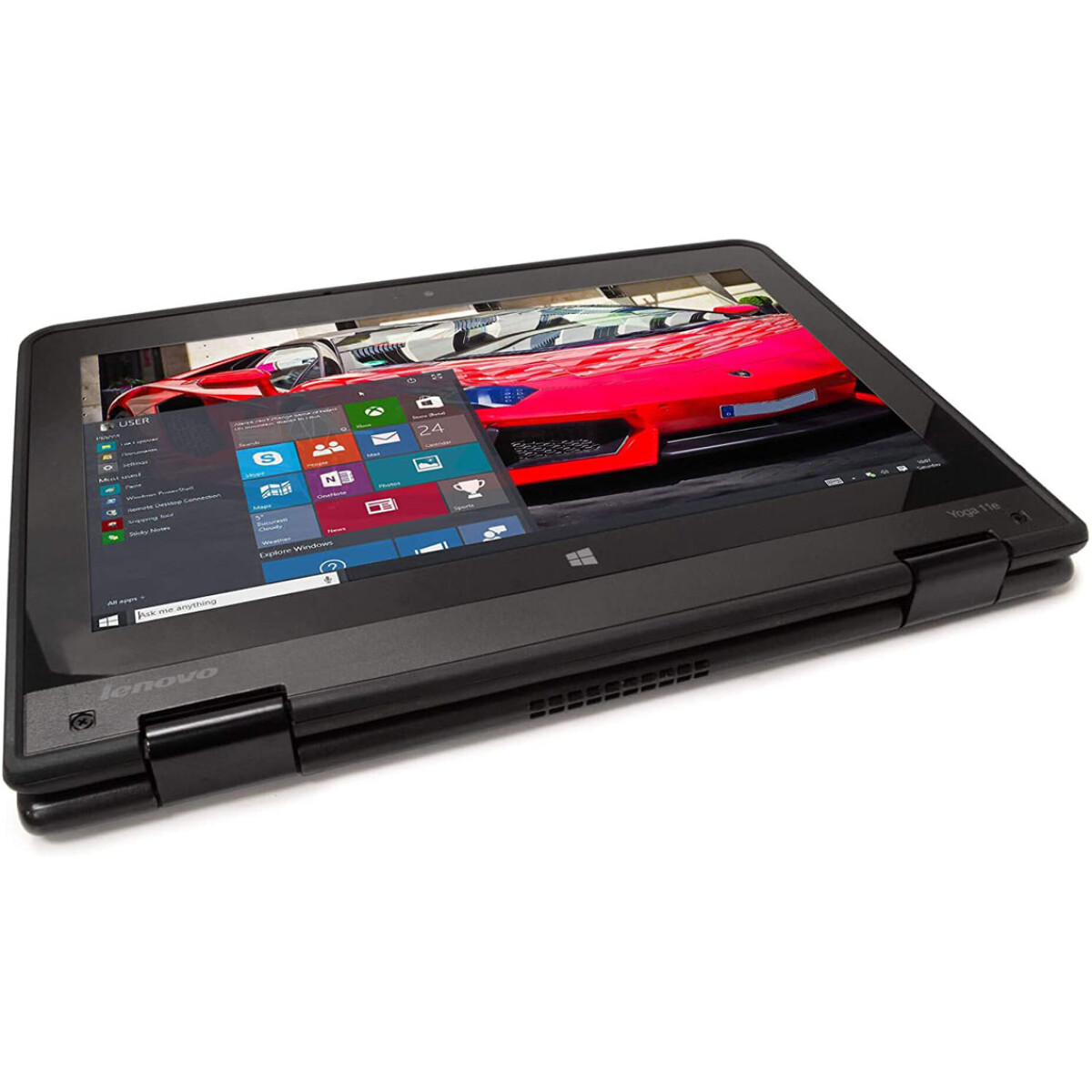 Notebook Convertible Lenovo Dualcore 2.16GHZ, 4GB, 128GB, 11.6" Touch, WIN10 Pro 