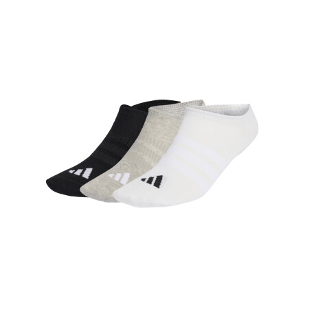 Medias adidas Thin y Light White Black Grey