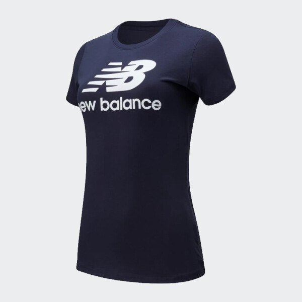 Remera New Balance Essentials Stacked Negro