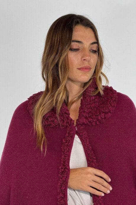 RUANA GLENN Fucsia