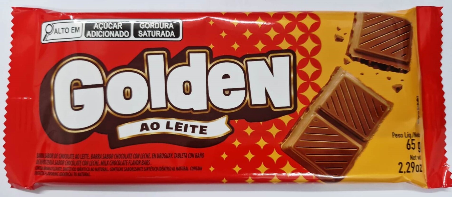 TABLETA CHOCOLATE GOLDEN 65G LECHE 