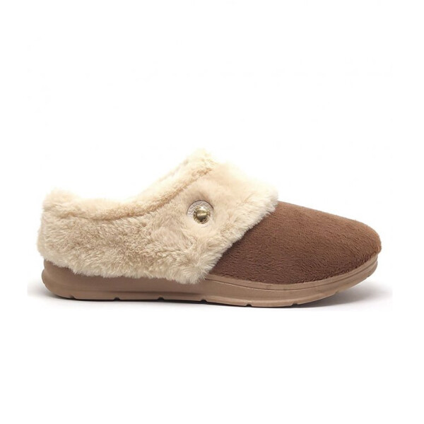 PANTUFLA PGD 266006 - PEGADA MARRON