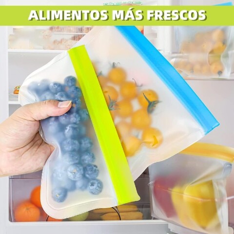 Set 10 bolsas reutilizables para congelador Set 10 bolsas reutilizables para congelador