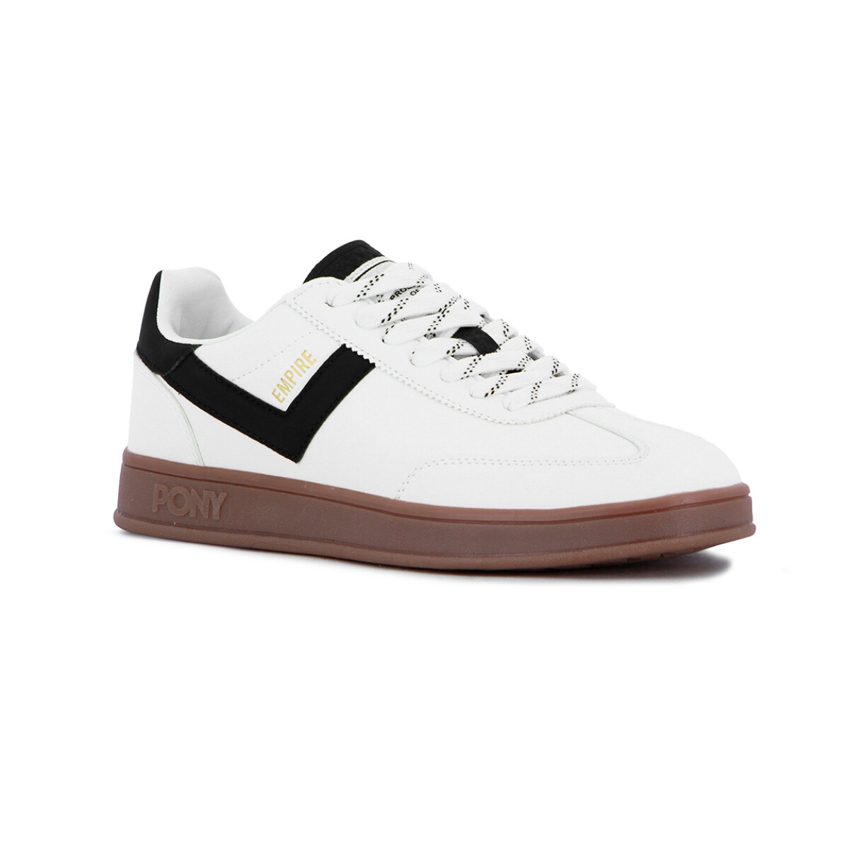 Pony Casual Empire para Hombre - Blanco/Negro - Blanco-Negro 