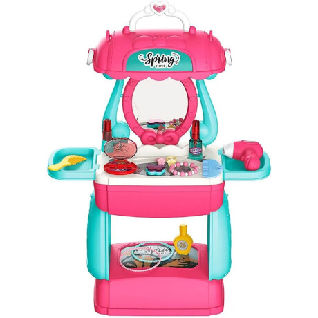 Set Tocador Infantil En Valija Juego Belleza + 26 Accesorios Jug007007