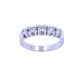 Anillo oro 18k blanco y brillantes engarce 4 puntas. Anillo oro 18k blanco y brillantes engarce 4 puntas.