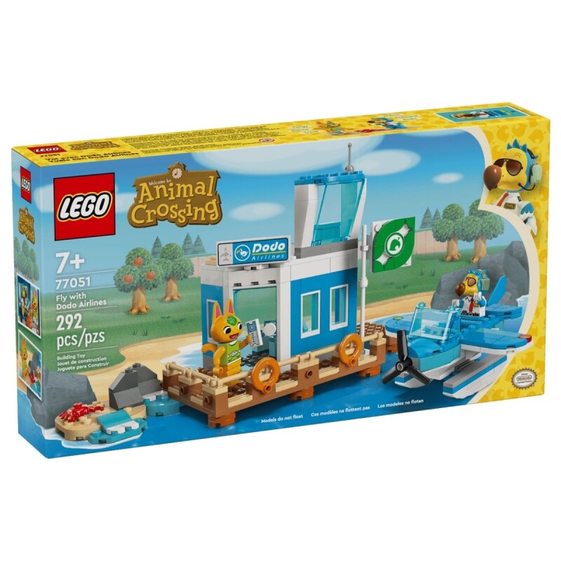 Lego Animal Crossing Vuelo con Dodo Airlines 292 Pcs 7+ Lego Animal Crossing Vuelo Con Dodo Airlines 292 Pcs 7+