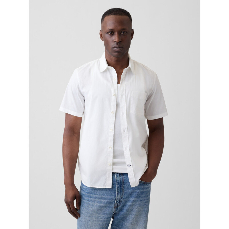 V-SS STANDARD POPLIN OPTIC WHITE