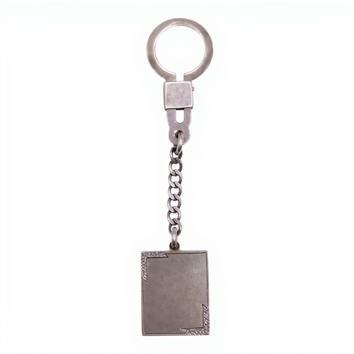 LLAVERO LISO PARA GRABAR - PLATA - plateadouniforme 