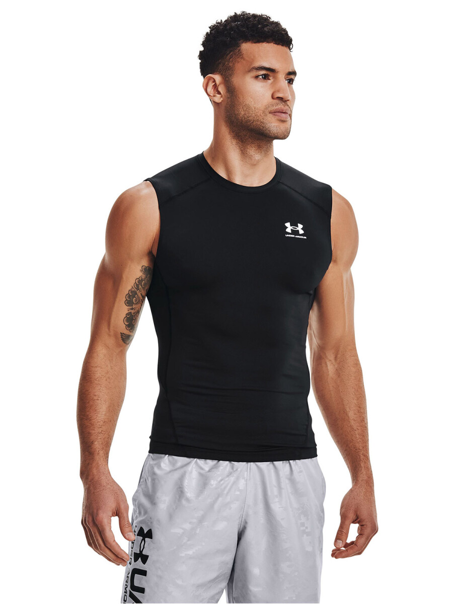Musculosa Training Under Armour de Hombre - 1361522-001 - Negro-blanco 