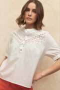 BLUSA TEMPLES Blanco