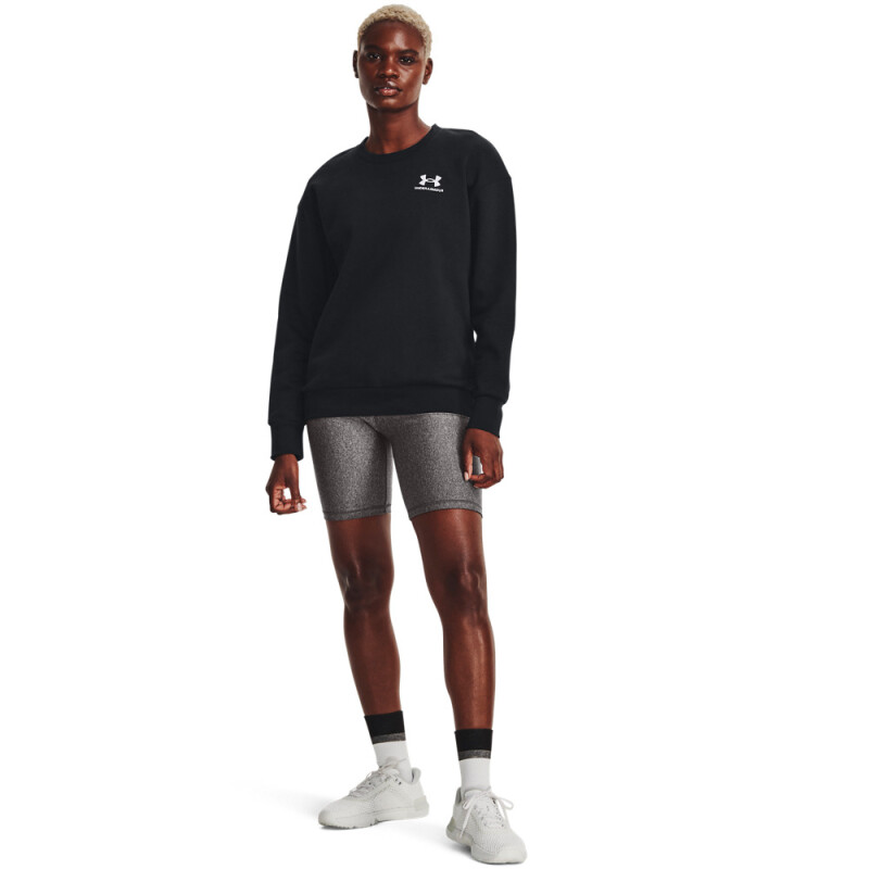 Essential Fleece Crew-PPL BLK-001