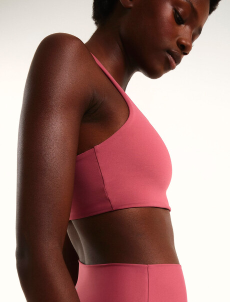 TOP DEPORTIVO HERO CON FIBRA LYCRA® ROSADO