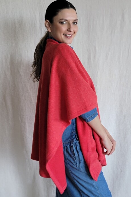 Ruana Cerdeña Rojo