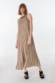 Vestido Ecos Marron