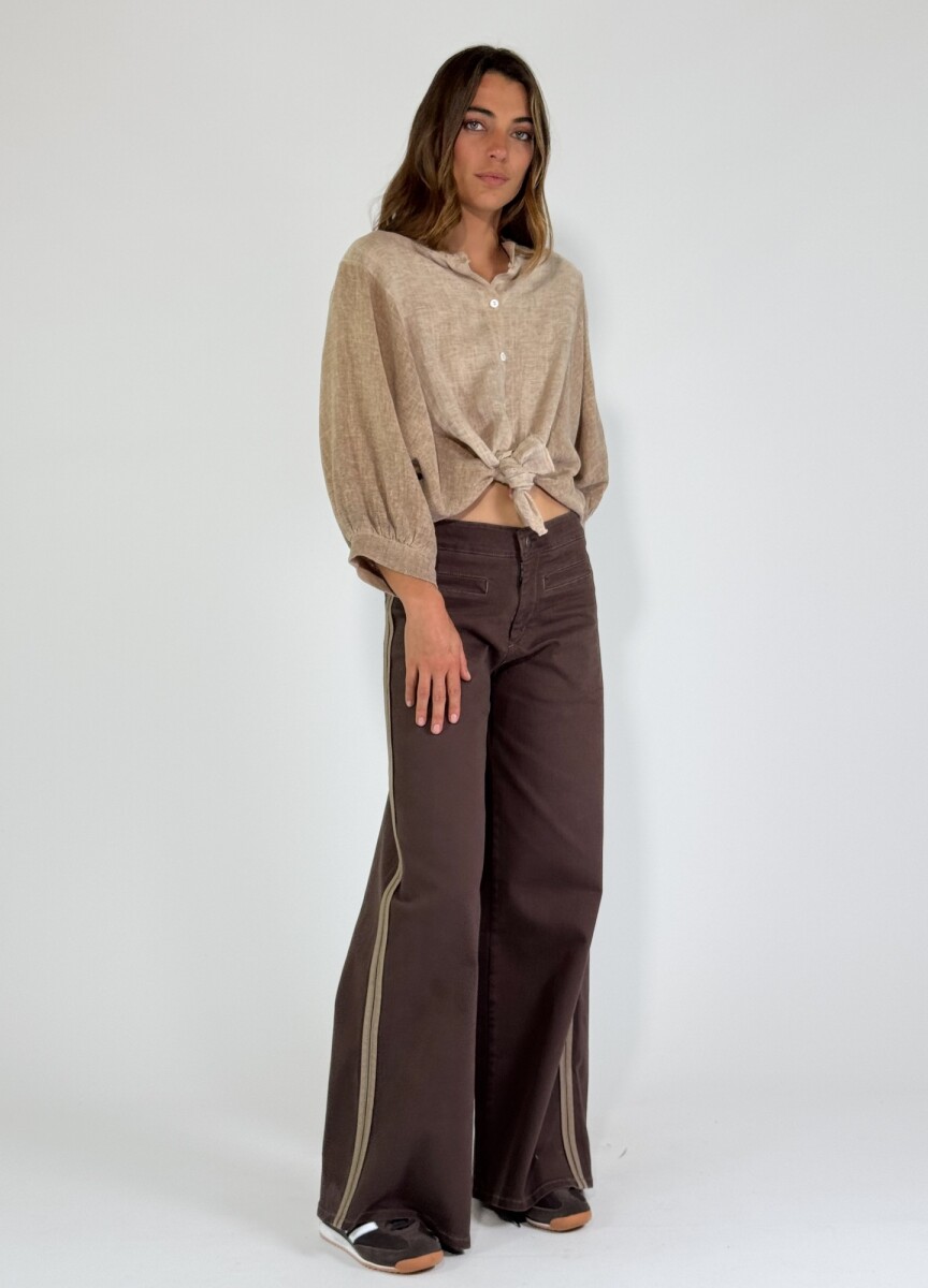 PANTALON KEILA - MARRON 