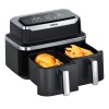 Freidora de aire Enxuta SDAENXFSA2222 negra 9L 1300w 220v Freidora De Aire Enxuta Sdaenxfsa2222 Negra 9l 1300w 220v