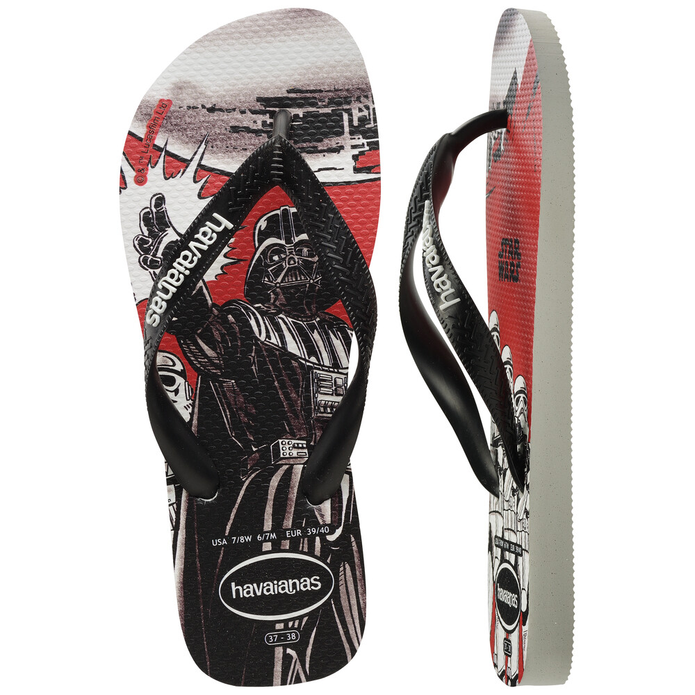 Sandalias Havaianas Star Wars Hombre Blanco/Negro