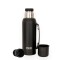 Termo 1 Litro Acero Inox brio Con Pico Cebador Negro