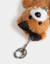 Llavero Peluche Llavero Y Charm De Osito Con Moño - Marron Medio