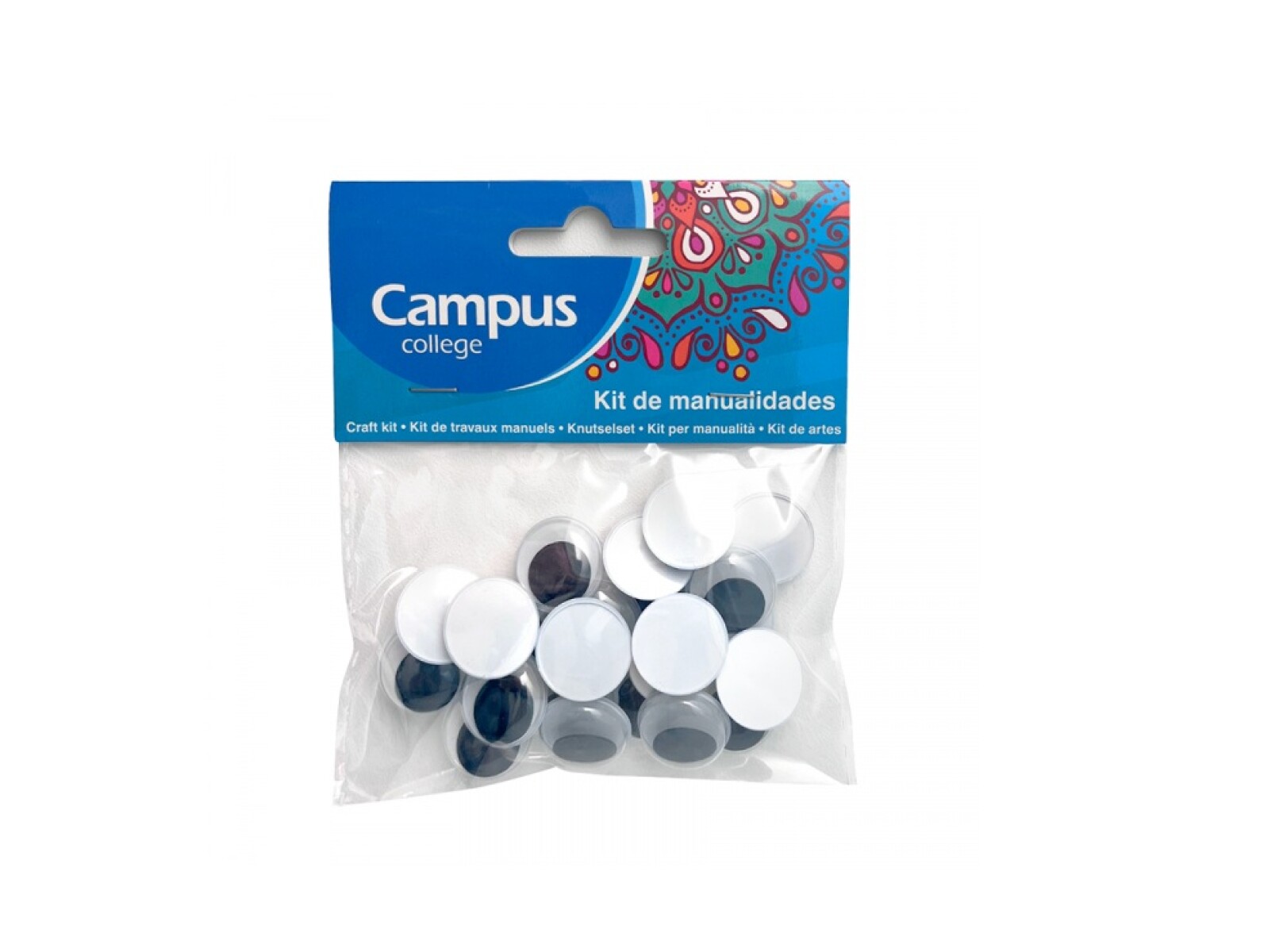 Confetti Campus Ojitos negros 18 mm x 24 