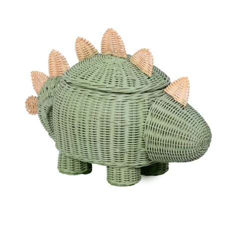 CANASTO DE JUGUETES SMALL RATTÁN DINOSAURIO