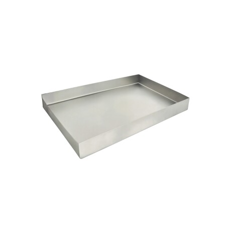 Asadera recta con pestaña aluminio 300 x 400 x 45 mm Asadera recta con pestaña aluminio 300 x 400 x 45 mm