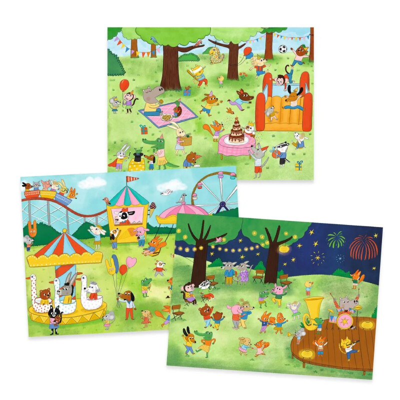 Stickers transferibles Party Time Djeco Stickers transferibles Party Time Djeco