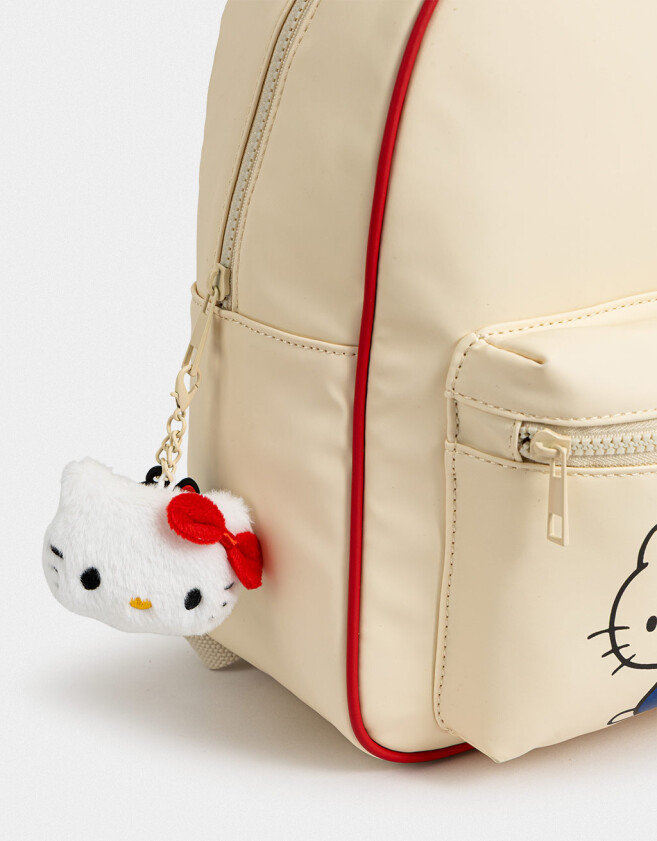 Mochilas y Carteras Infantiles Mochila Print "hello Kitty" - Blanco Crudo