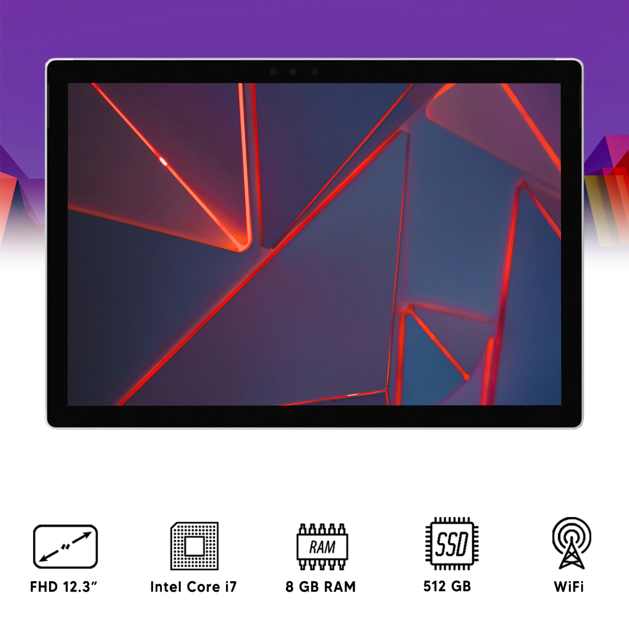 Notebook Microsoft Surface Pro 3 I7 / 8gb Ram / 512gb Ssd / 12.3 Notebook Microsoft Surface Pro 3 I7 / 8gb Ram / 512gb Ssd / 12.3