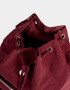 Mochilas Urbanas Mochila Urbana Con Charm Osito - Rojo Burdeaux