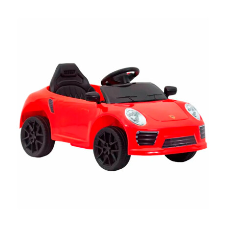 Auto A Batería Tipo Porsche Para Niño Rojo