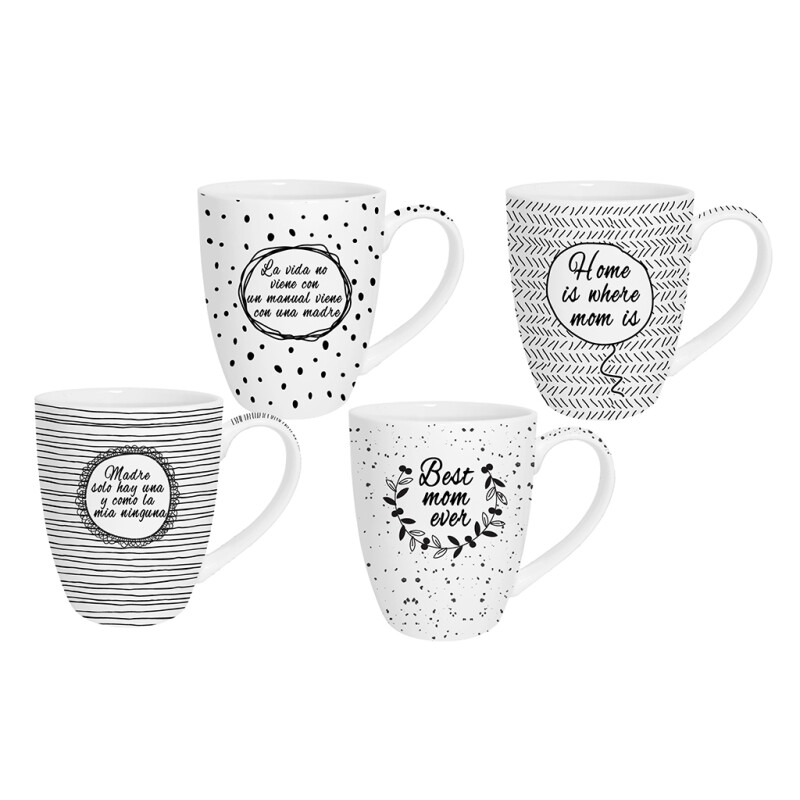 Taza de Cerámica Mom 340 ml – Diseños Surtidos MUG BOMBE 340ML MOM