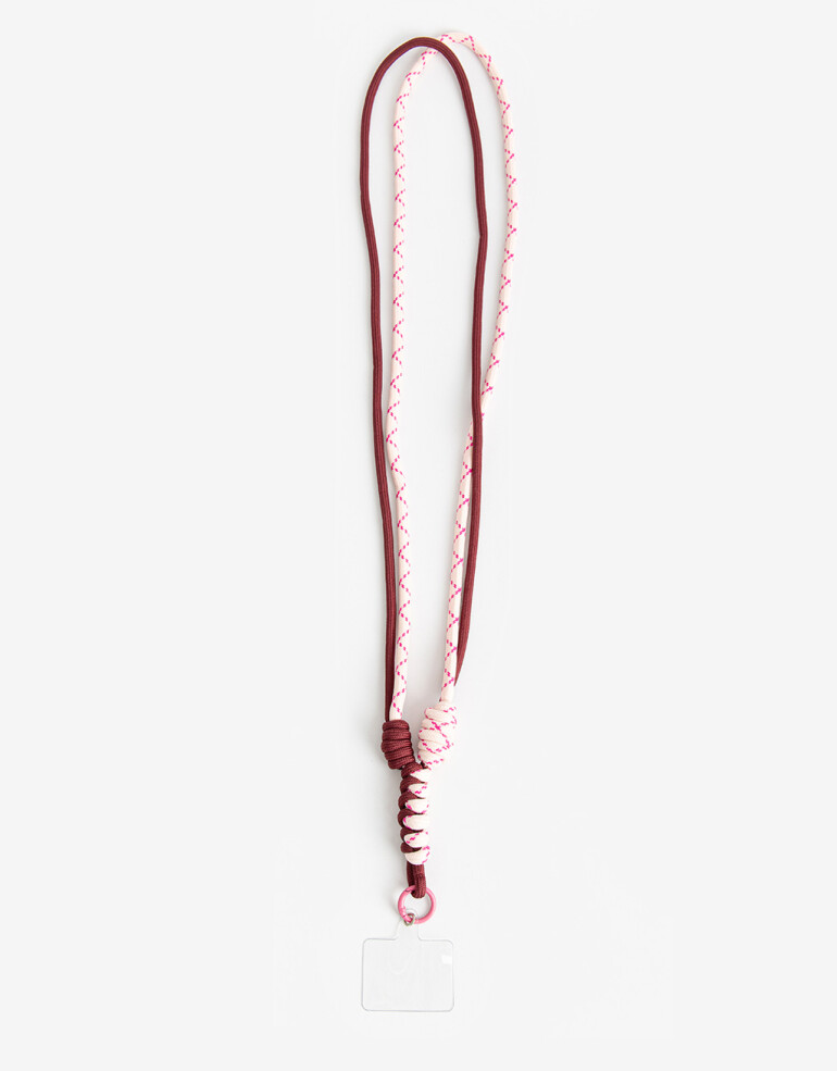 Llavero Cordón Llavero De Soga Maxi. - Combinacion Bicolor