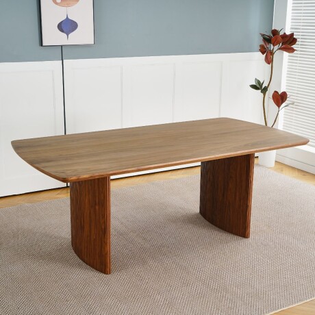 MESA DE COMEDOR CHANDLER marron - CUADRADO/A