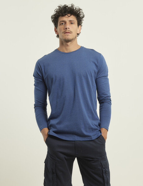 520719 T-SHIRT HARRY Azul Piedra