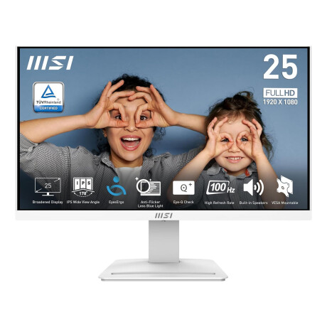 Monitor MSI Pro MP2412W 23.8" FHD 100Hz Blanco Monitor MSI Pro MP2412W 23.8" FHD 100Hz Blanco