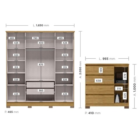 Juego de Dormitorio Sommier Zafiro Black 2 Plazas Ropero Mónaco 4 Puertas y Cómoda Vega 4 Cajones Juego de Dormitorio Sommier Zafiro Black 2 Plazas Ropero Mónaco 4 Puertas y Cómoda Vega 4 Cajones