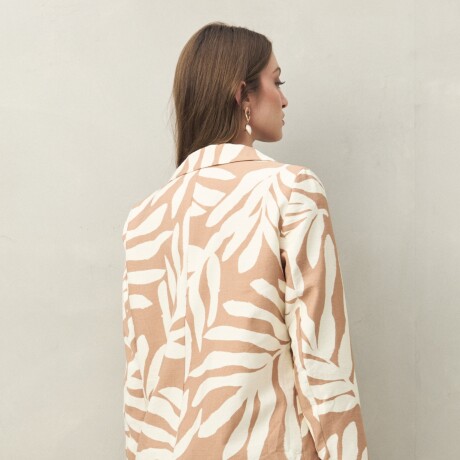 BLAZER IRENE Beige Oscuro