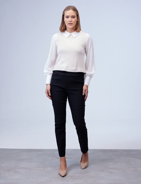 Pantalon Pull On NEGRO