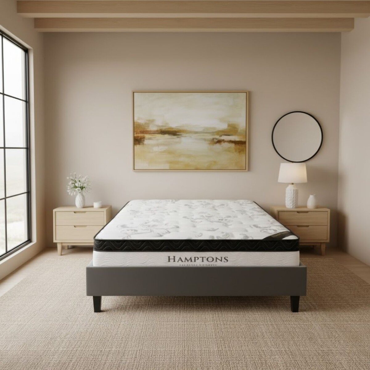 Sommier Queen Hamptons Osmium 