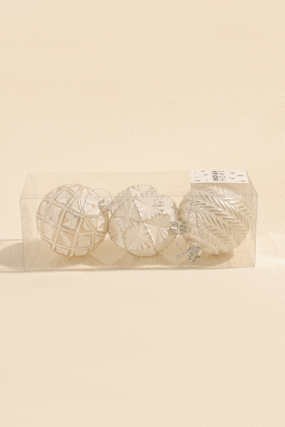 Colgante Esfera Atenas, 8cm Mix 3 Diseños Color Unico