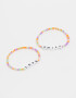 Pulseras Elásticas Sets Para Compartir Set De Pulseras Para Compartir - Combinacion Multicolor