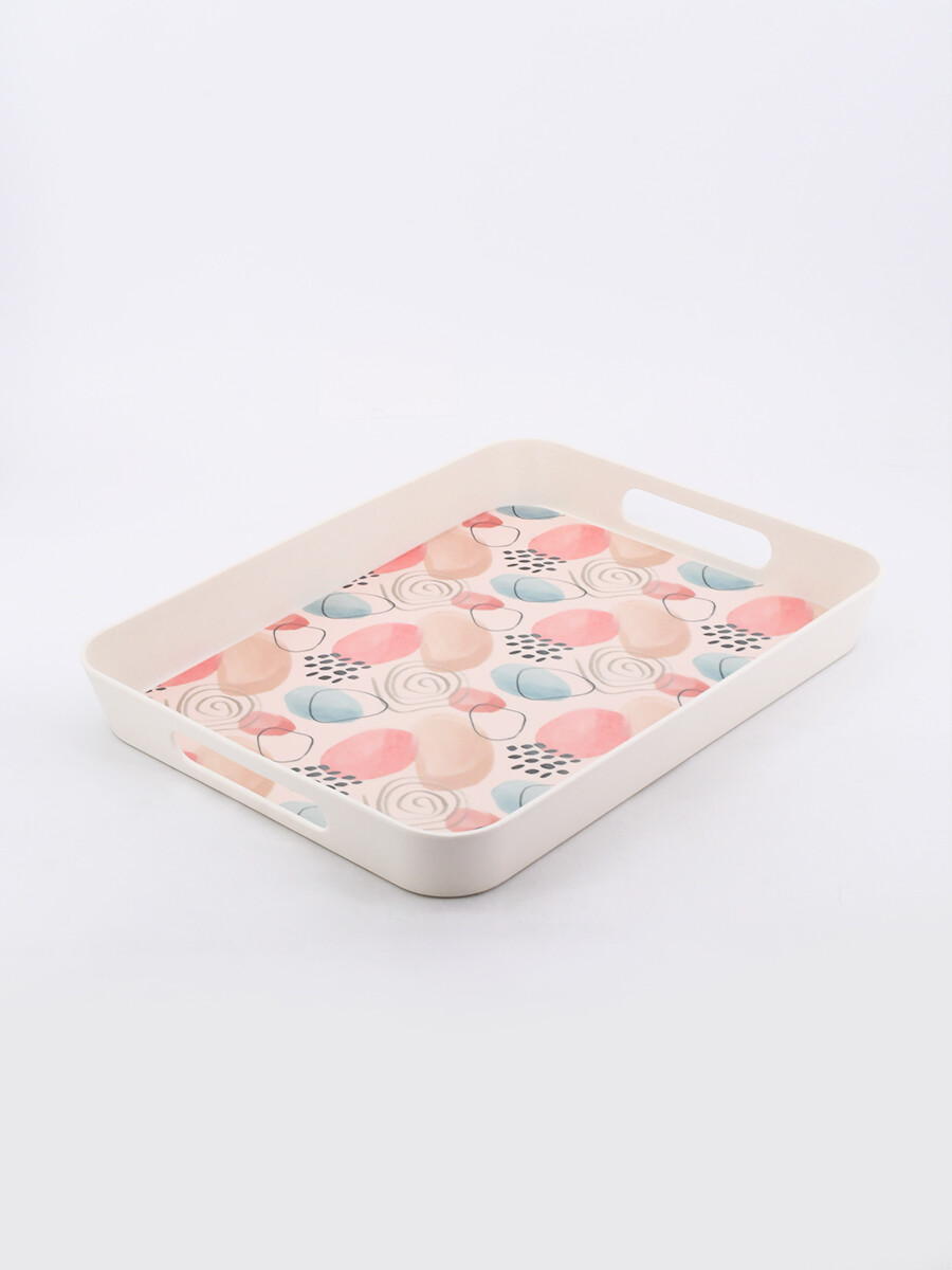 BANDEJA ESTAMPADA - BEIGE 