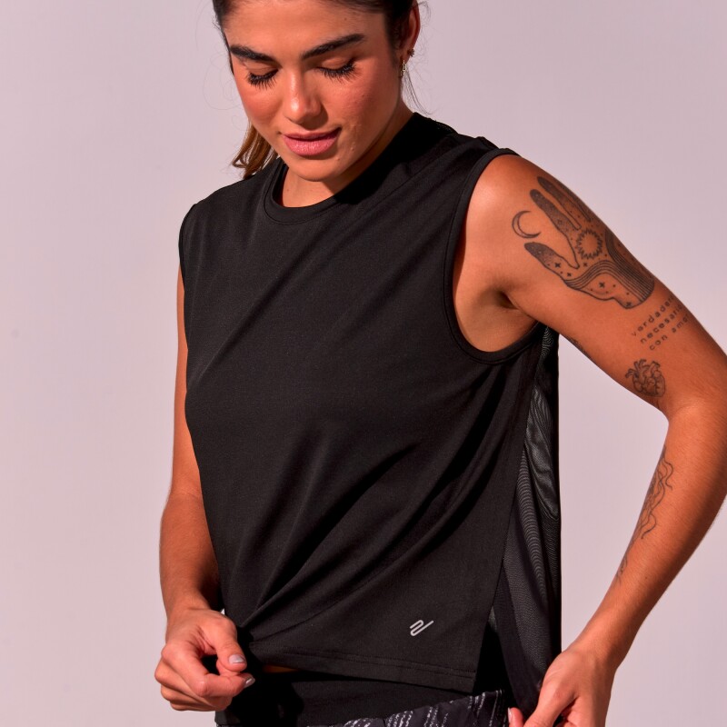 Remera Tank Joana de Mujer Negro