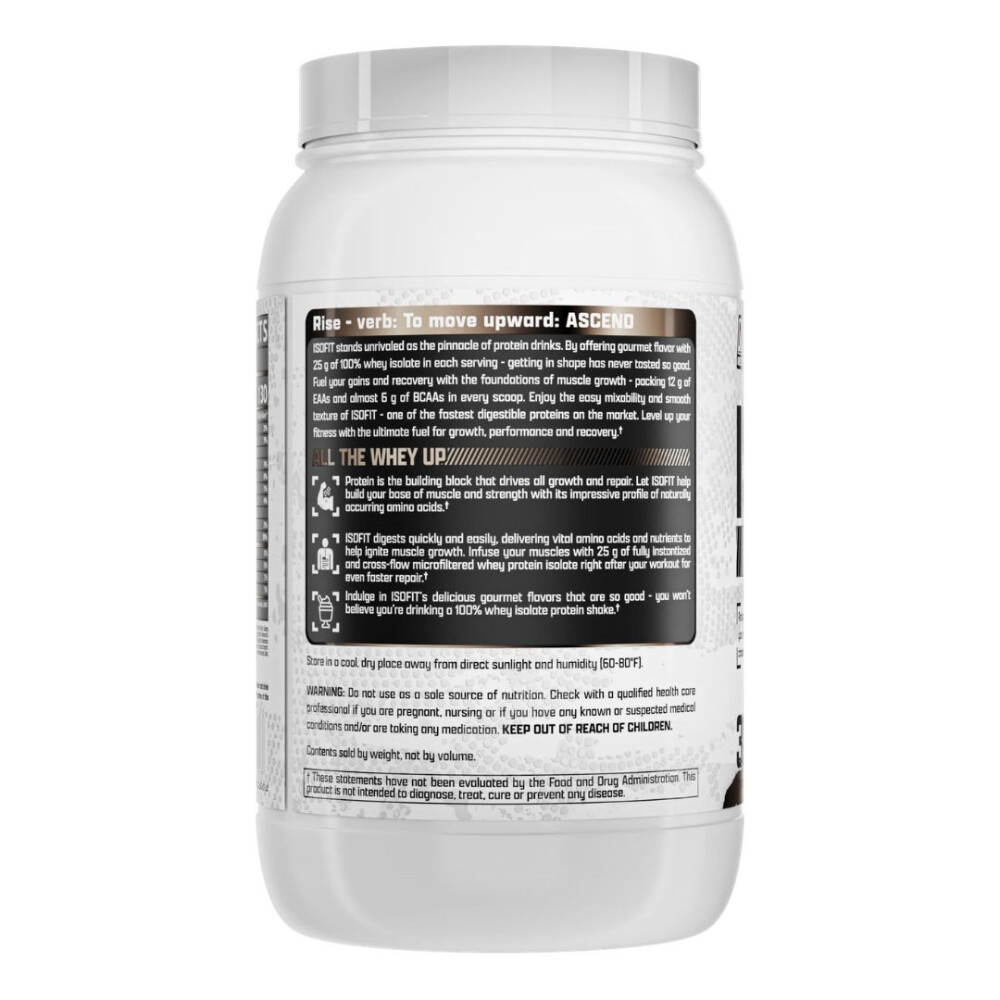 IsoFit Cookies & Cream | Proteína Aislada de Suero | 2 lb - Nutrex IsoFit Cookies & Cream | Proteína Aislada de Suero | 2 lb - Nutrex