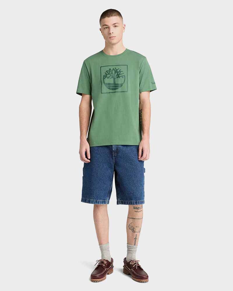 Polera Square Logo Graphic SS Tee Hombre A6z